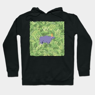 Cattle in Leaves Hoodie